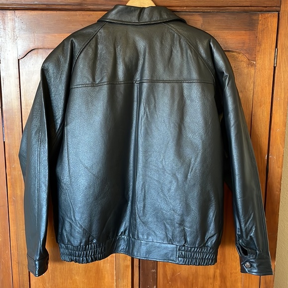 Men’s MM Michael Michelle U.S.A. Large Leather Jacket - Picture 11 of 13